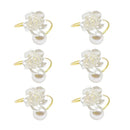 Anéis de Guardanapo com Pérola