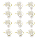 Anéis de Guardanapo com Pérola