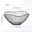 Cesta de frutas vazada de ferro