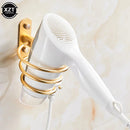 Suporte em espiral de Secador de Cabelo para Parede em Alumínio